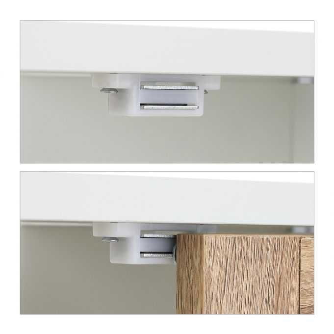 Szafka podumywalkowa z rattanowymi drzwiami