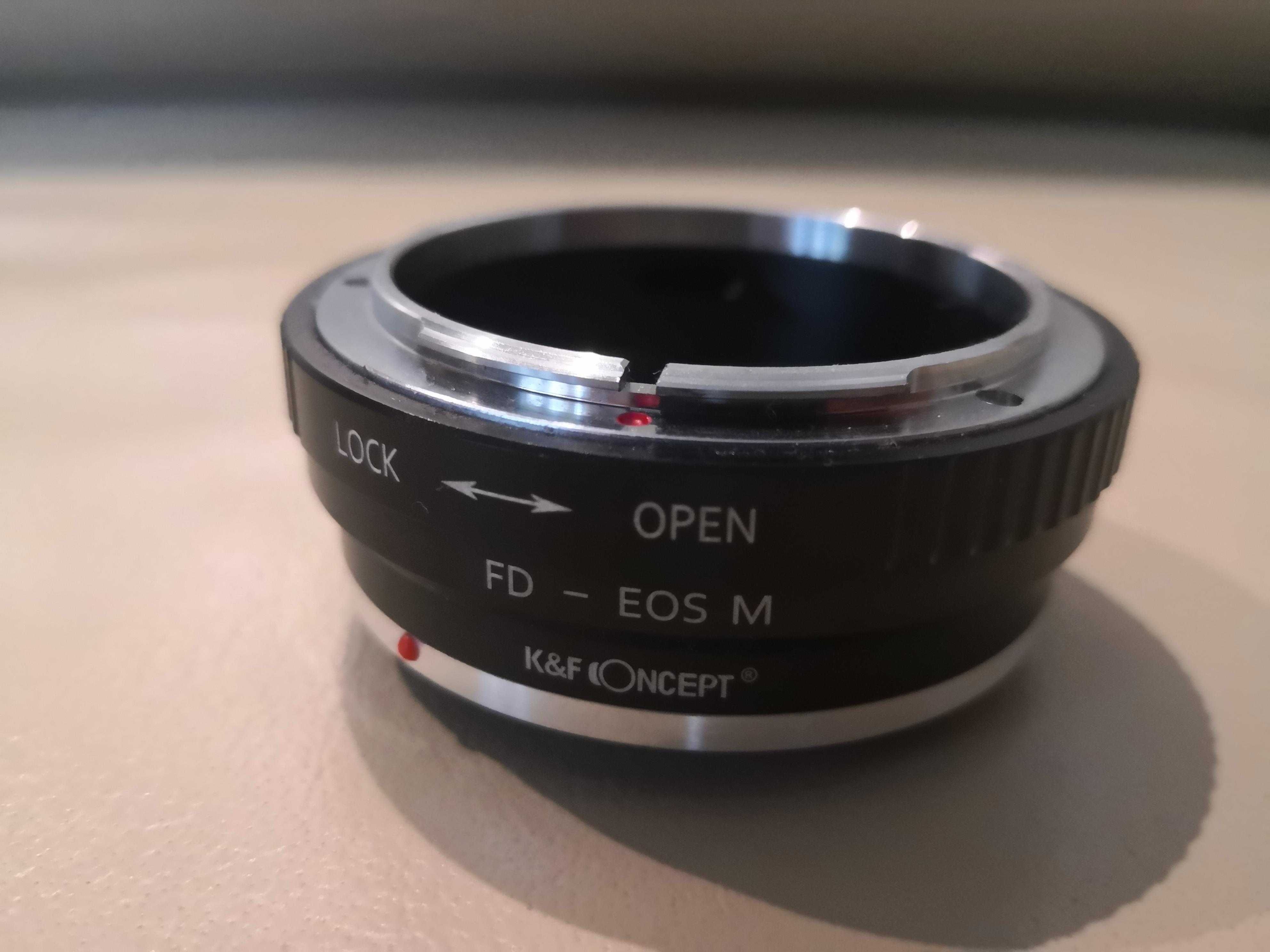 Adapter przejściówka obiektywu FD EOS M CANON firmy K&F concept