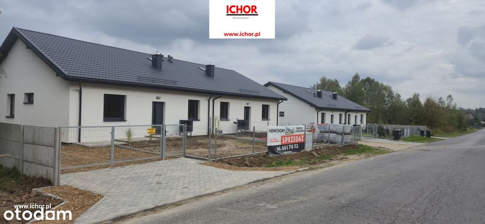 Nowy Dom Parterowy Starcza ul. Brzozowa ICHOR Deweloper