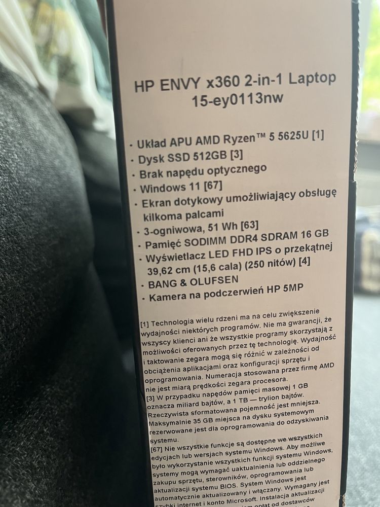 Nowy HP ENVY x360 2-in-1 15,6”