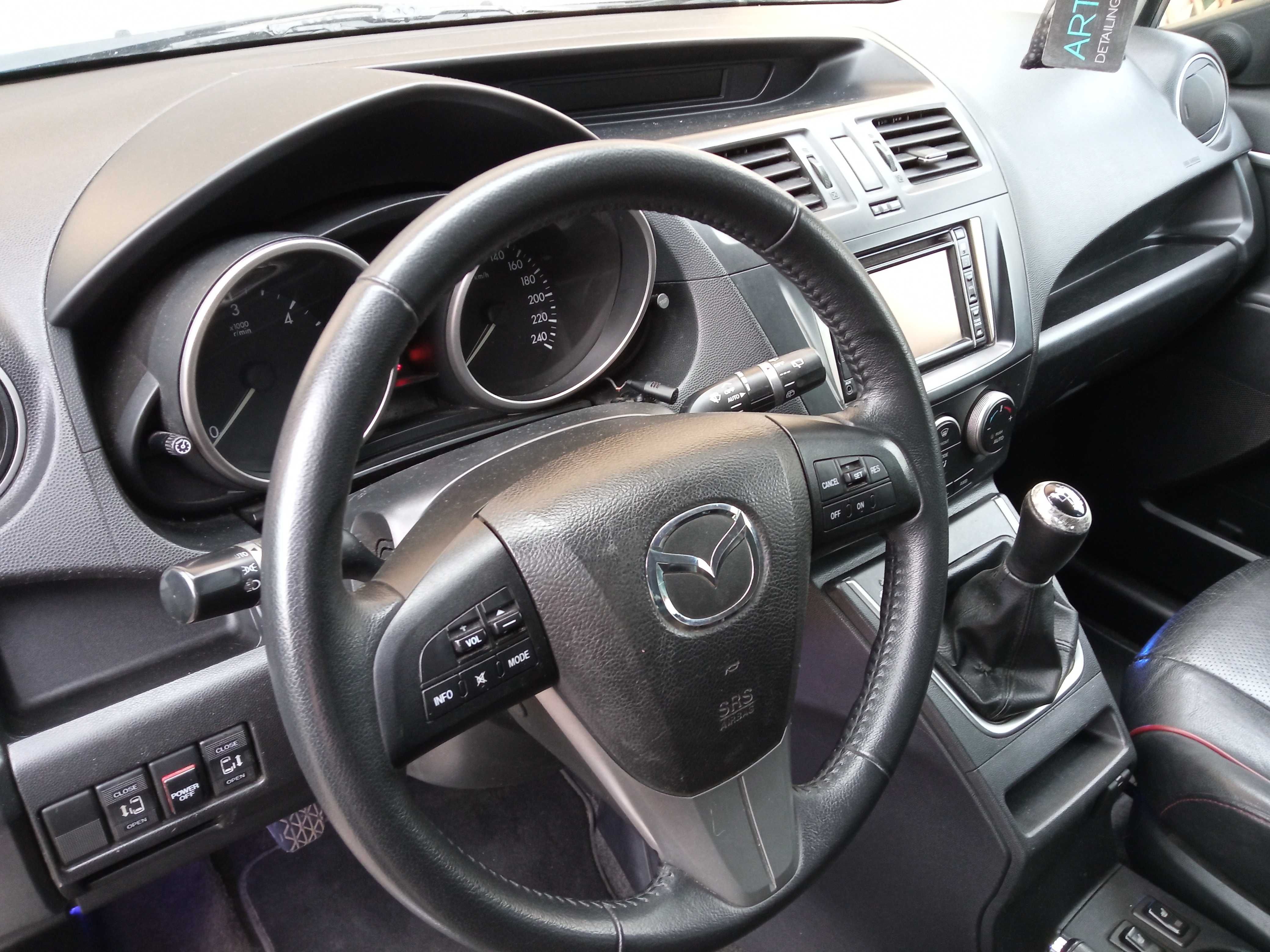 Mazda 5 2011, xenon skóra, 7os. Pakiet Sport, navi. Nowe wtryski.