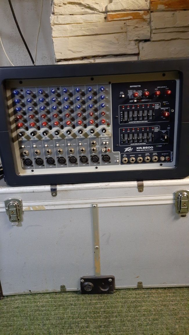 kolumny Electro Voice ELX215 + powermixer Peavey XR 8600 -2x 600 W