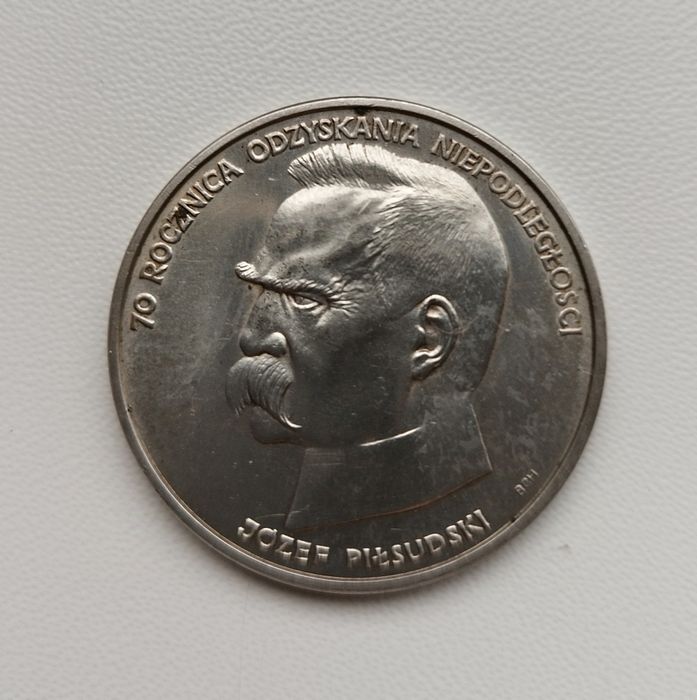 Moneta 50000 zł Piłsudski srebrna