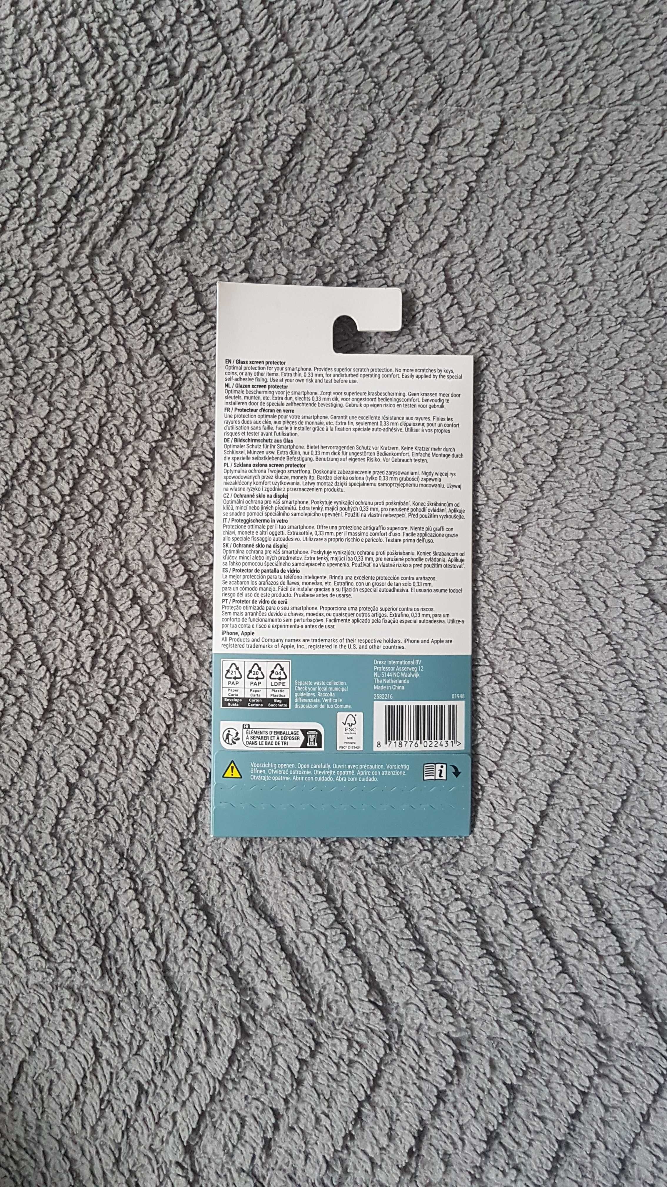 Szklana osłona, screen protector do iPhone 6, 6S, 7, 8, SE20, SE22