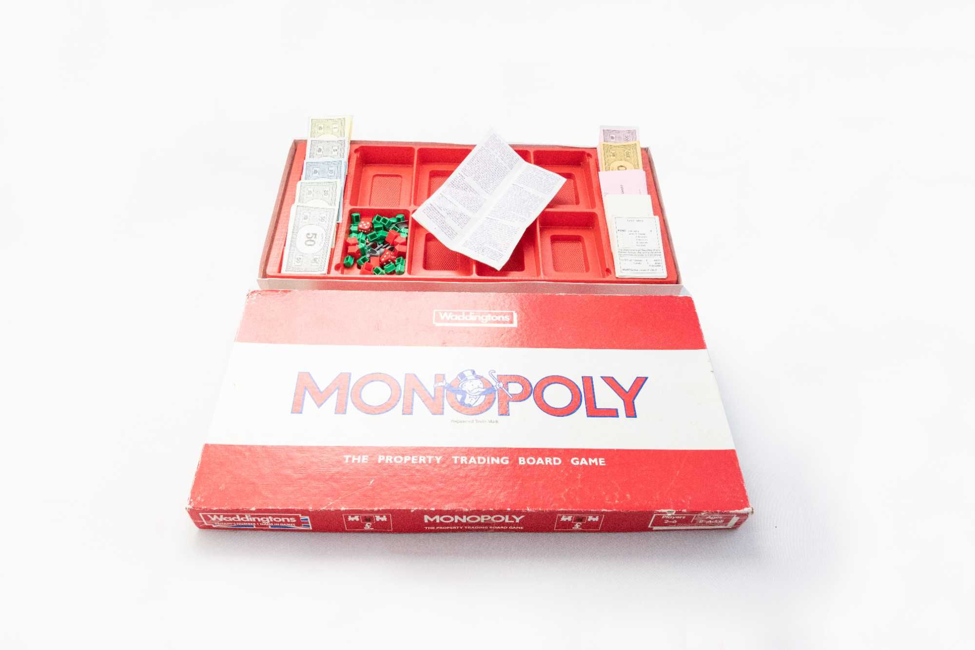 Vintage Monopoly Weddingtons gra planszowa lata 70.