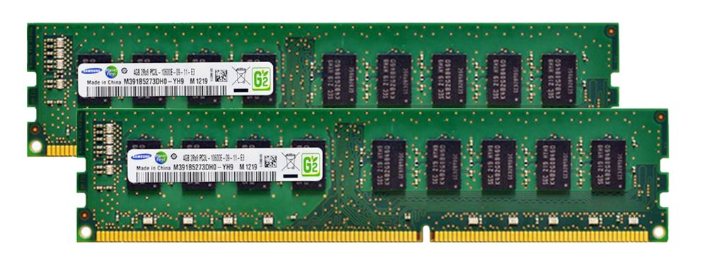 Серверная 4GB 8500E / 4GB 10600E / 4GB 12800E Unbuffered DDR3