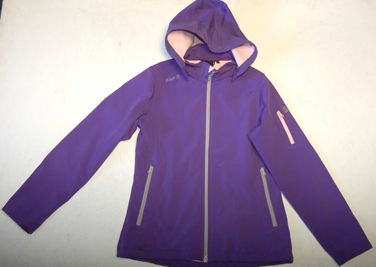 FIRST B ROZ.40  softshell kurtka damska z kapturem