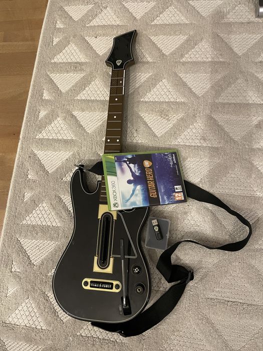 Guitar Hero zestaw gitara + adapter + gra Guitar Hero Live Xbox 360
