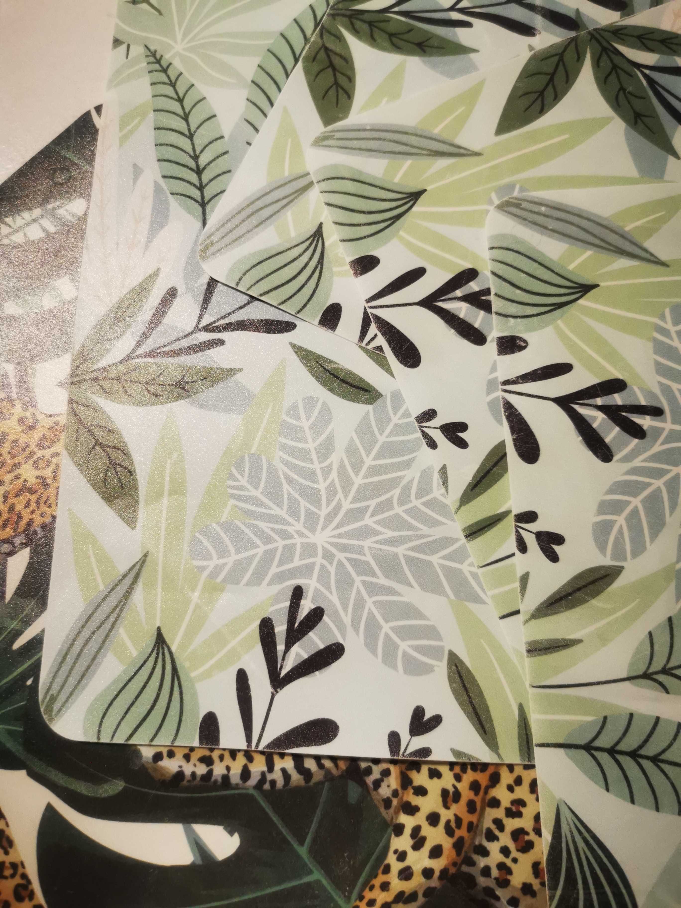 Winylowe CERATY na stół, 5 sztuk, 43x28 cm (używane, stan DB)
