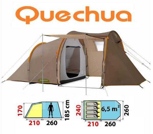 Tenda campismo Quechua t4.1 impecável