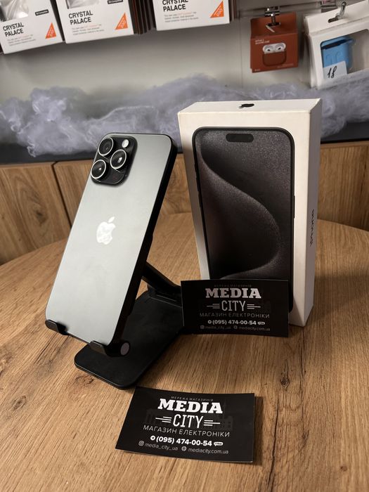 Apple iPhone 15 Pro Max 256Gb. Повний комплект, гарантія, стан ідеал.