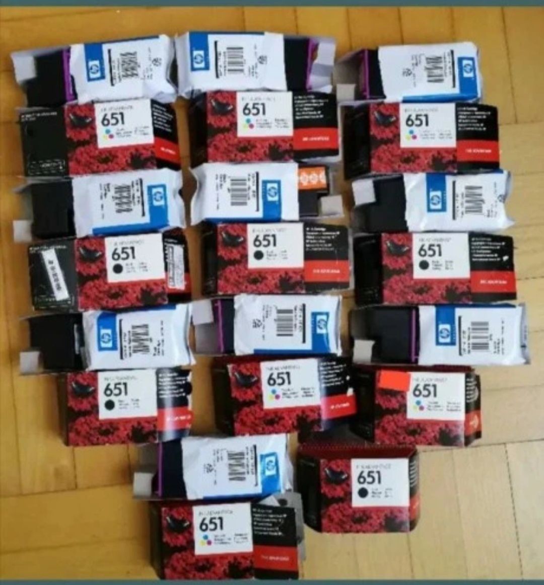 Puste cartridge ORYGINALNE HP651