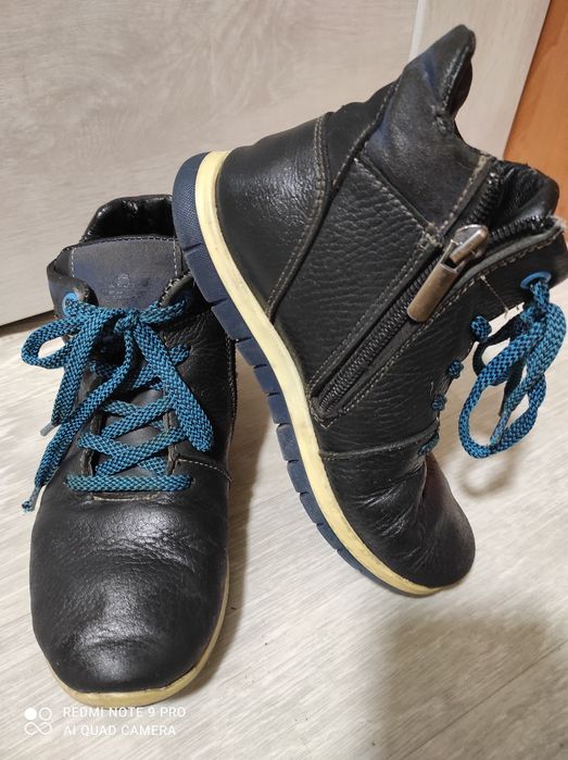 Зимние кожаные красовки