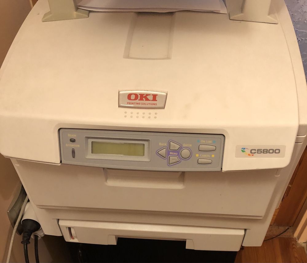 Drukarka laserowa kolorowa OKI C5800