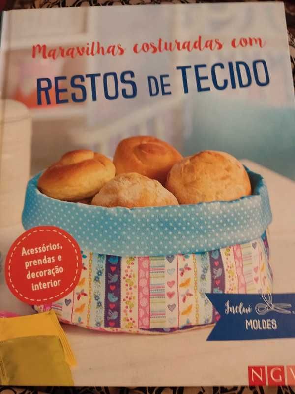 Livro com ideias de costura