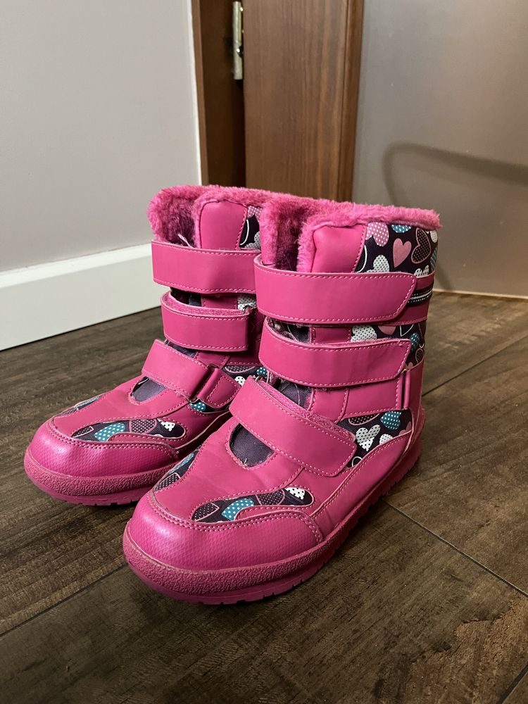 Buty śniegowce zimowe dziewczęce
