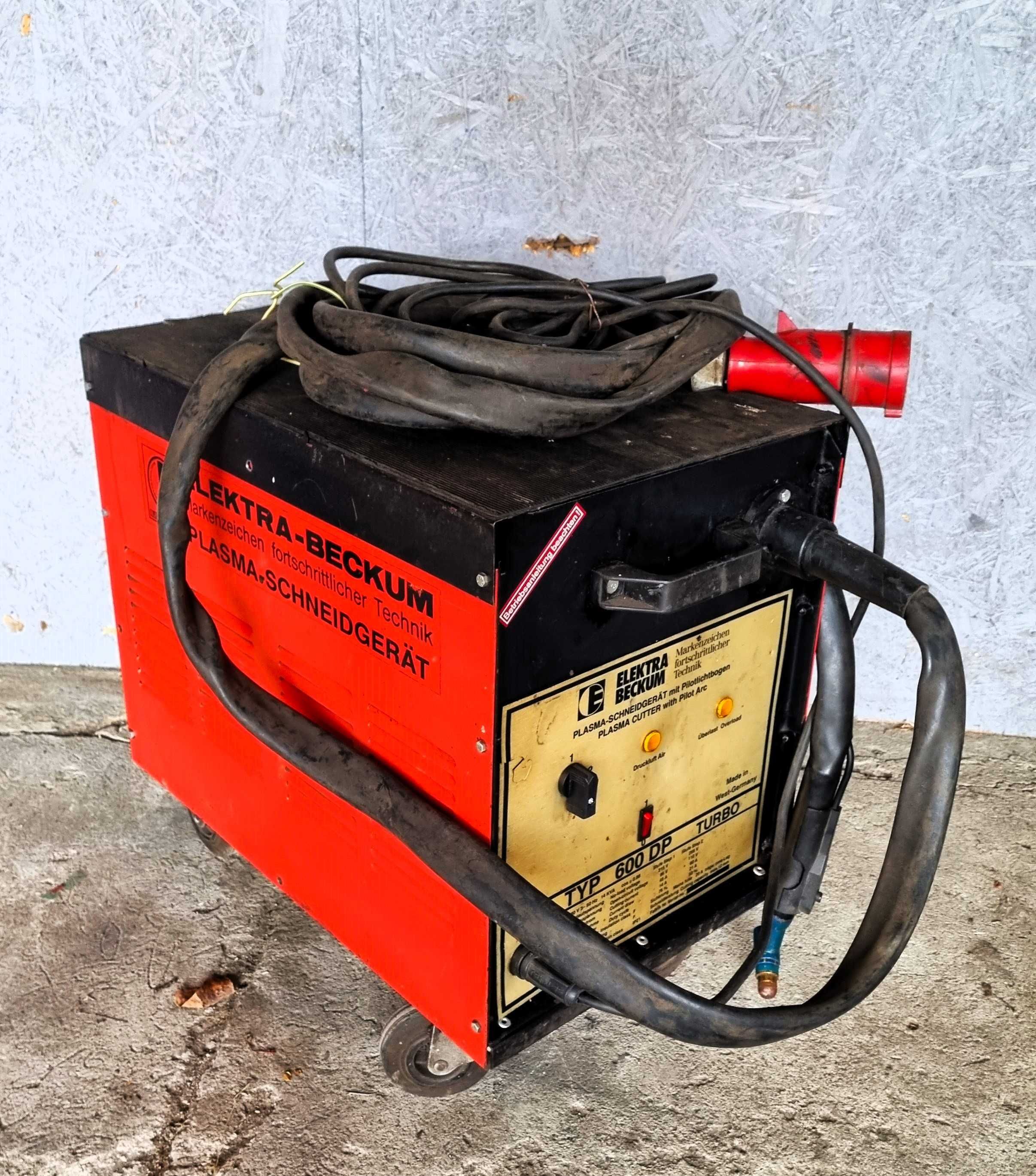 Przecinarka plazmowa Elektra Beckum 600 DP Turbo.