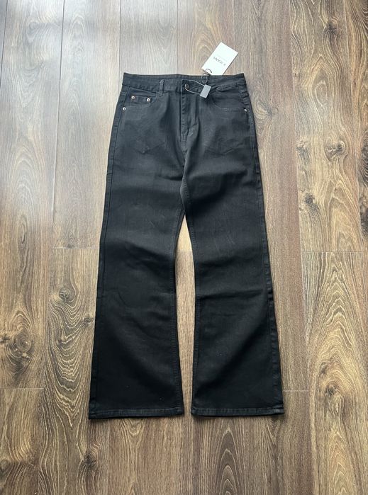 Flared Джинси Фларед Клеш Широкі Джинси Чорні Baggy Y2K SK8 Jeans