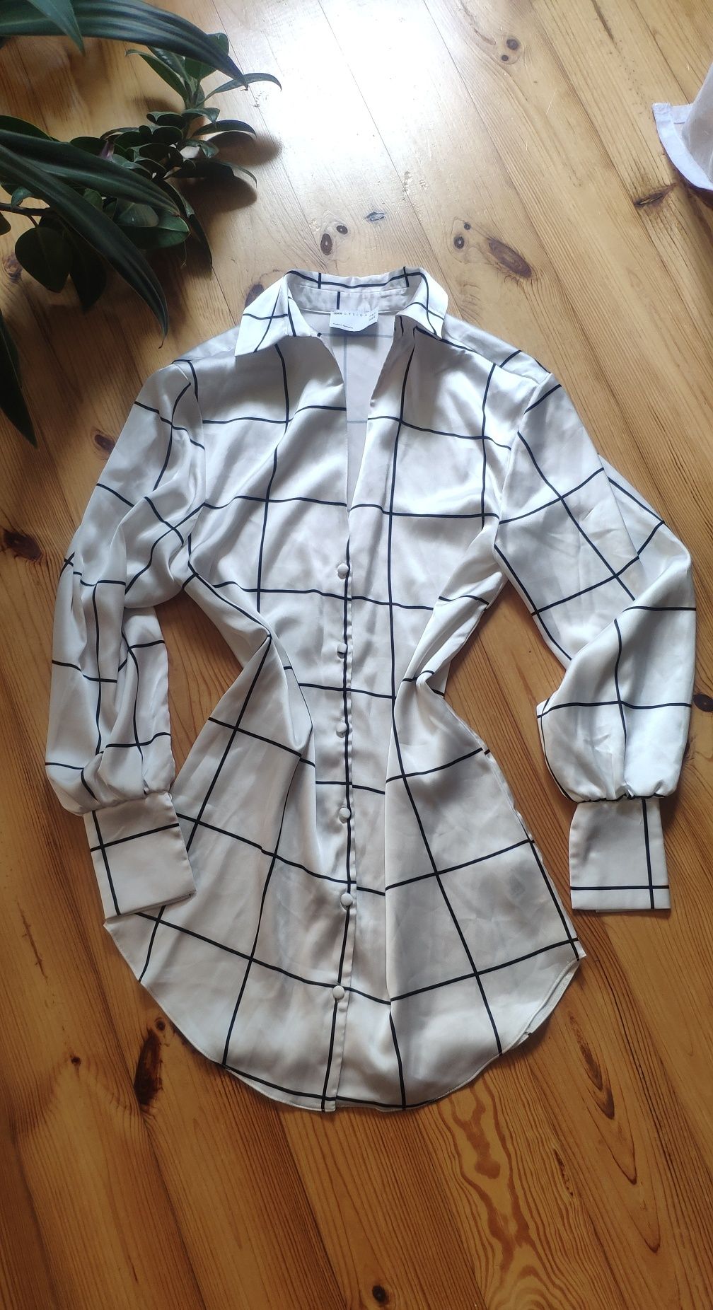 Sukienka koszulowa koszula oversize ASOS design casual elegancka basic