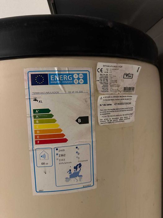 Termoacumulador Aguas Quentes 318L VitalCLIMA. Caldeira Baxi. Reflex