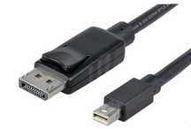 Kabel DisplayPort - Mini DisplayPort CZARNY
