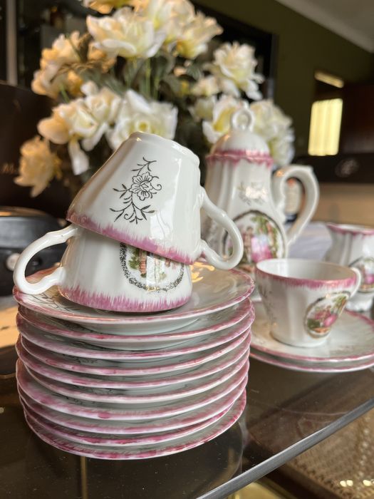 Serviço de Café Novo Motivo Japão