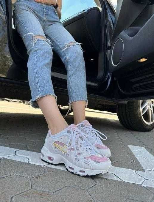 Женские кроссовки Nike Air Max 96 White Pink 36-40 найк аир Топ