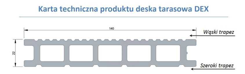 Deska kompozytowa ProDeck DEX 4mb, taras kompozytowy, deski tarasowe