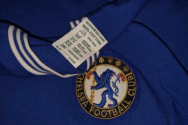 Chelsea FC Score Draw replika koszulki z sezonu 1962/63 rozmiar: L/XL