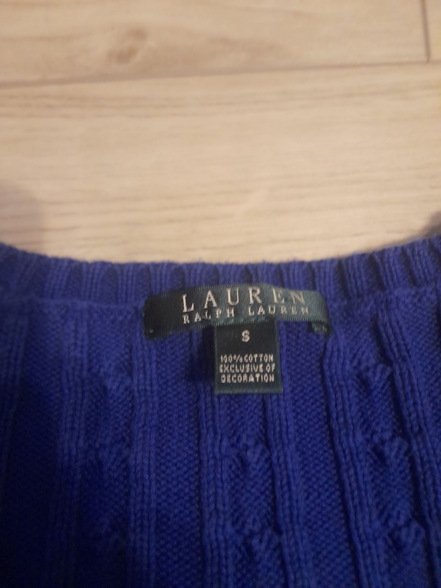 Sweter Ralph Lauren warkocz