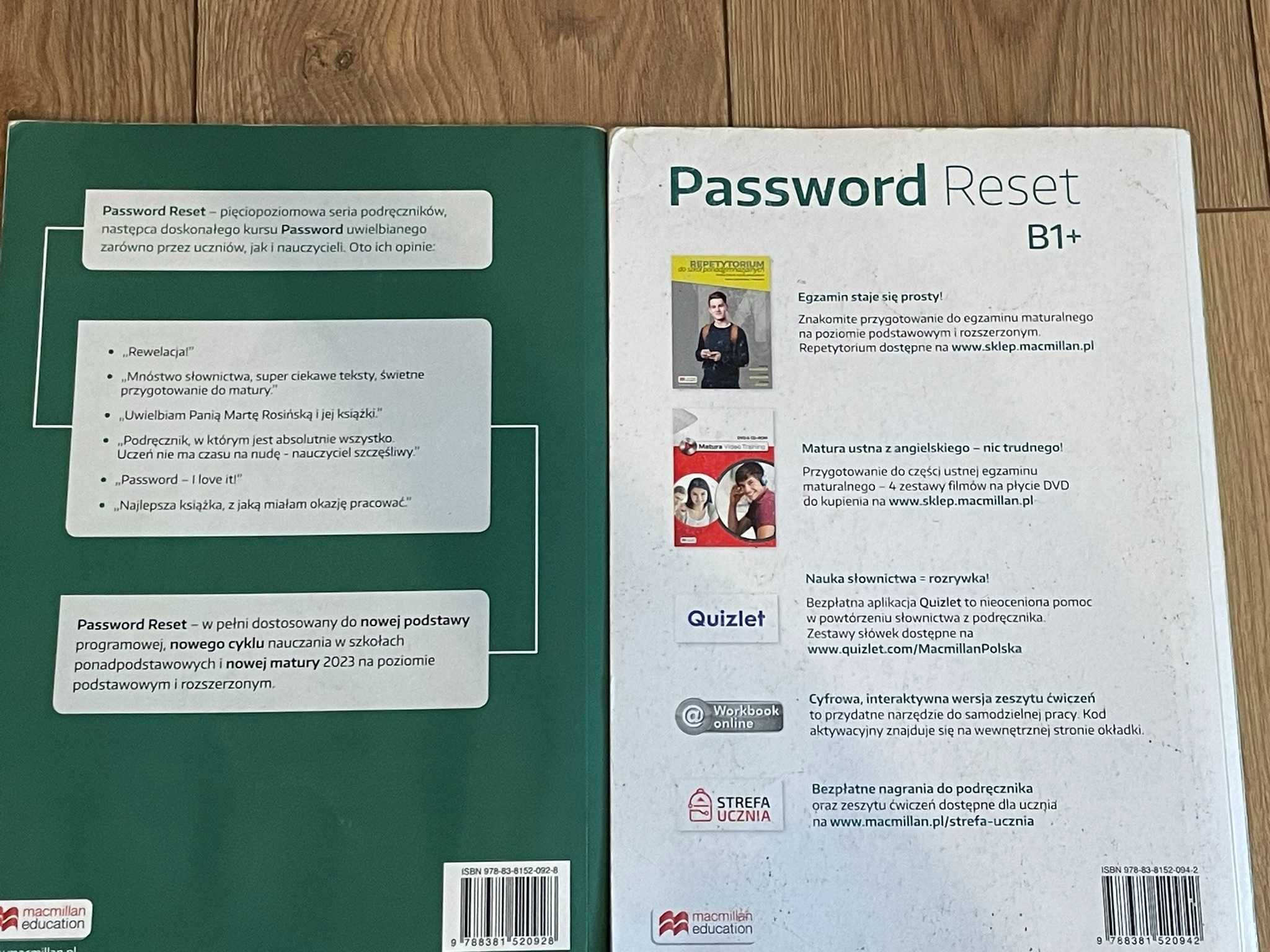 Password Reset B1+,podręcznik + ćwiczenia