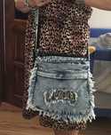 Torebka jeans LOVE jak nowa