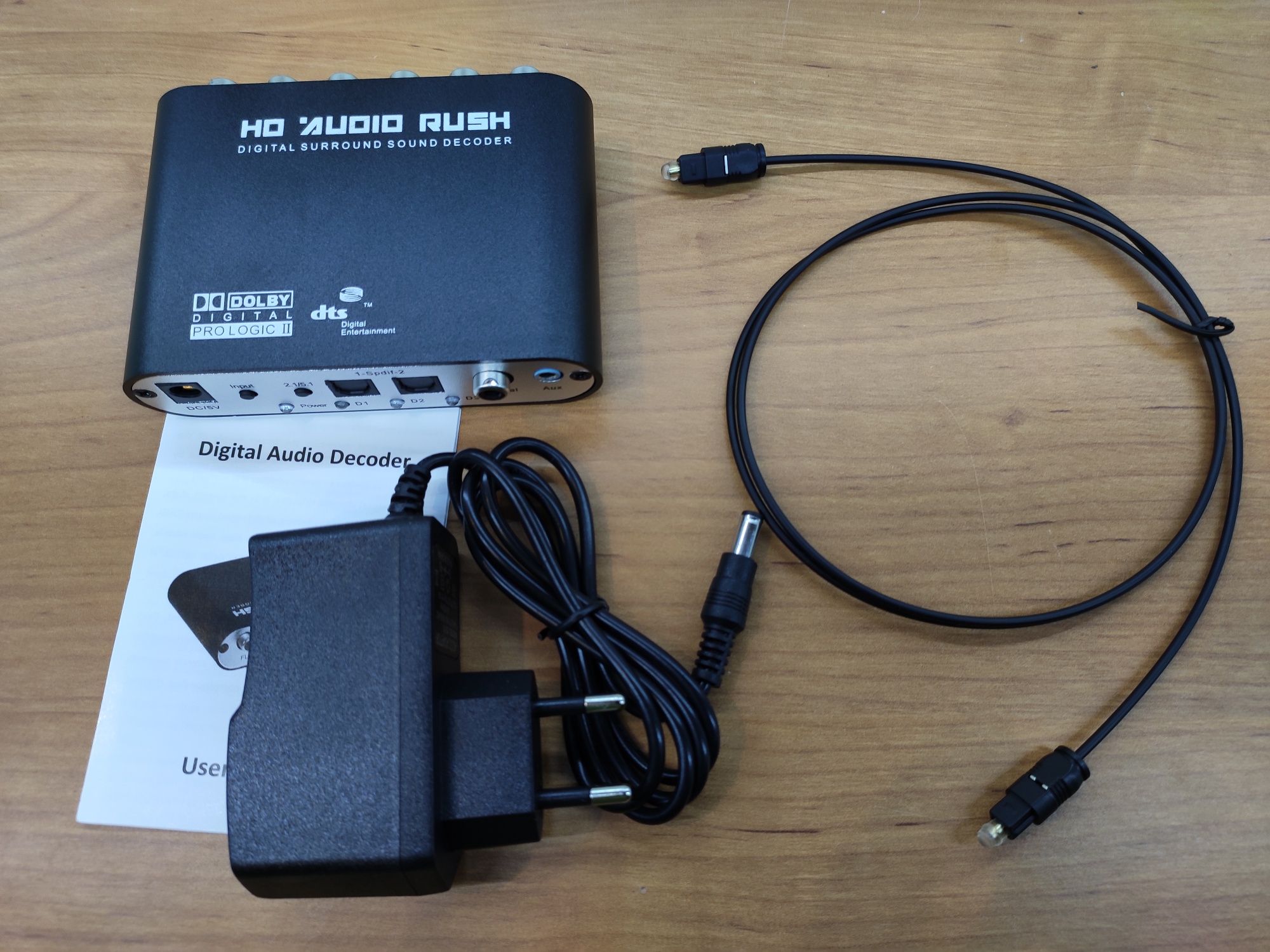 Конвертер с оптики Spdif на акустику 5.1