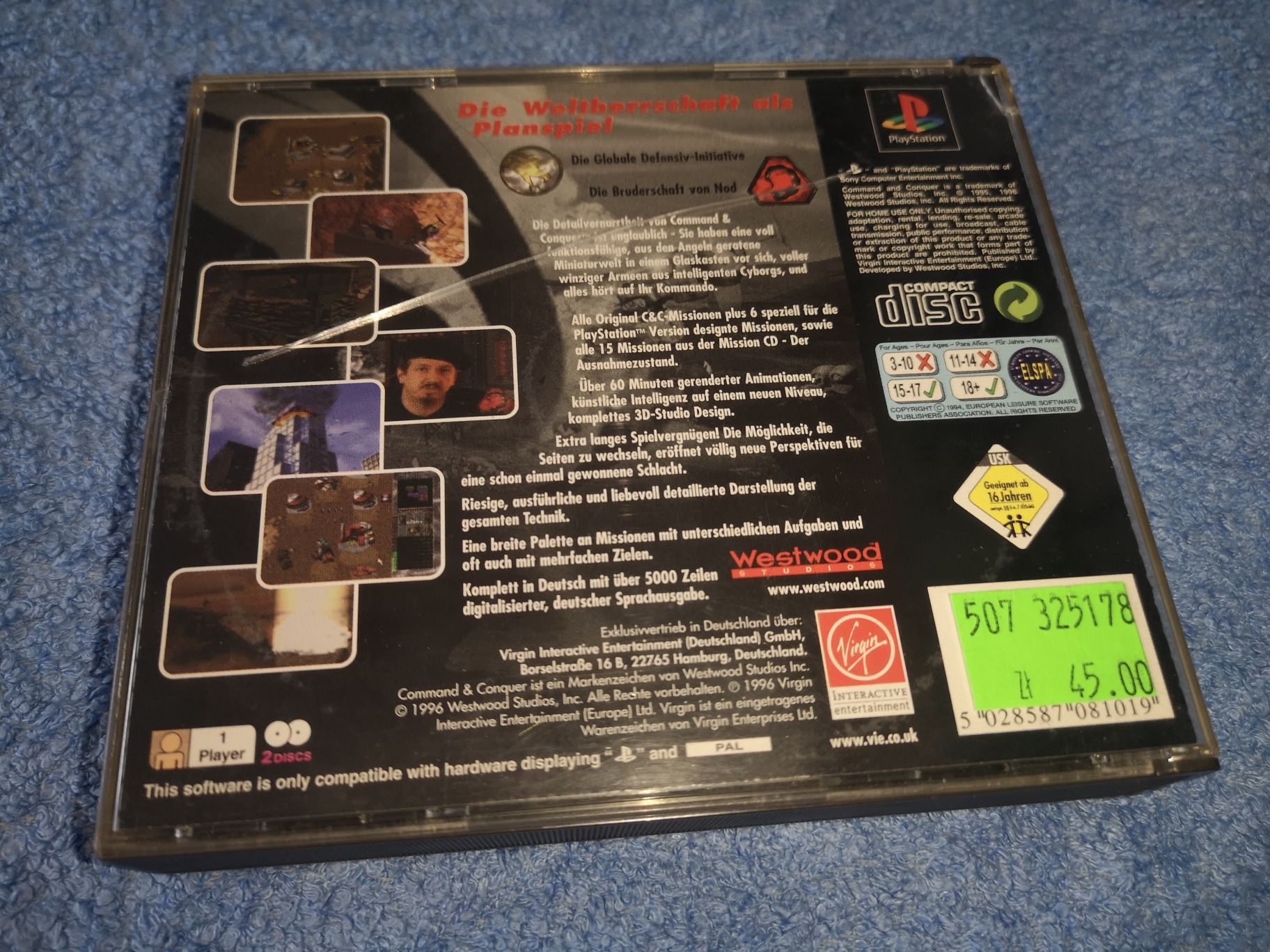 Command & Conquer PSX PS1 gra GER (stan db) sklep Ursus