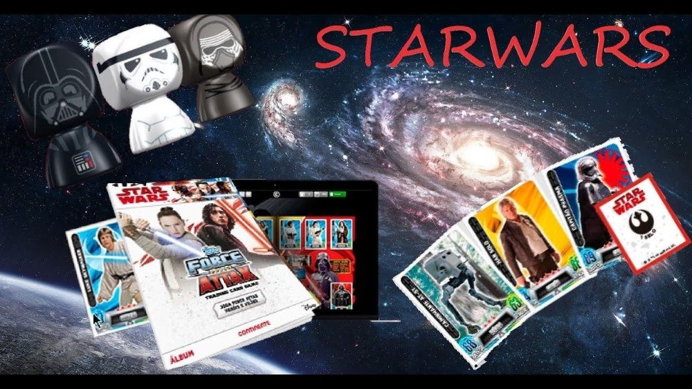 STAR WARS - Coleção Completa das 100 cartas da Campanha do Continente