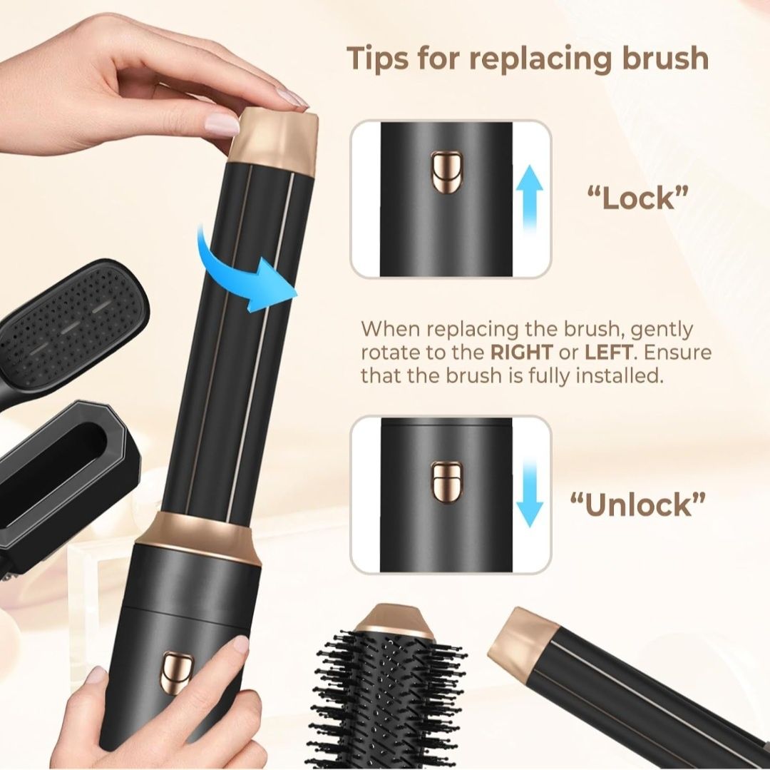Air Styler Air Brush 6 w 1, suszarka do włosów jonowych