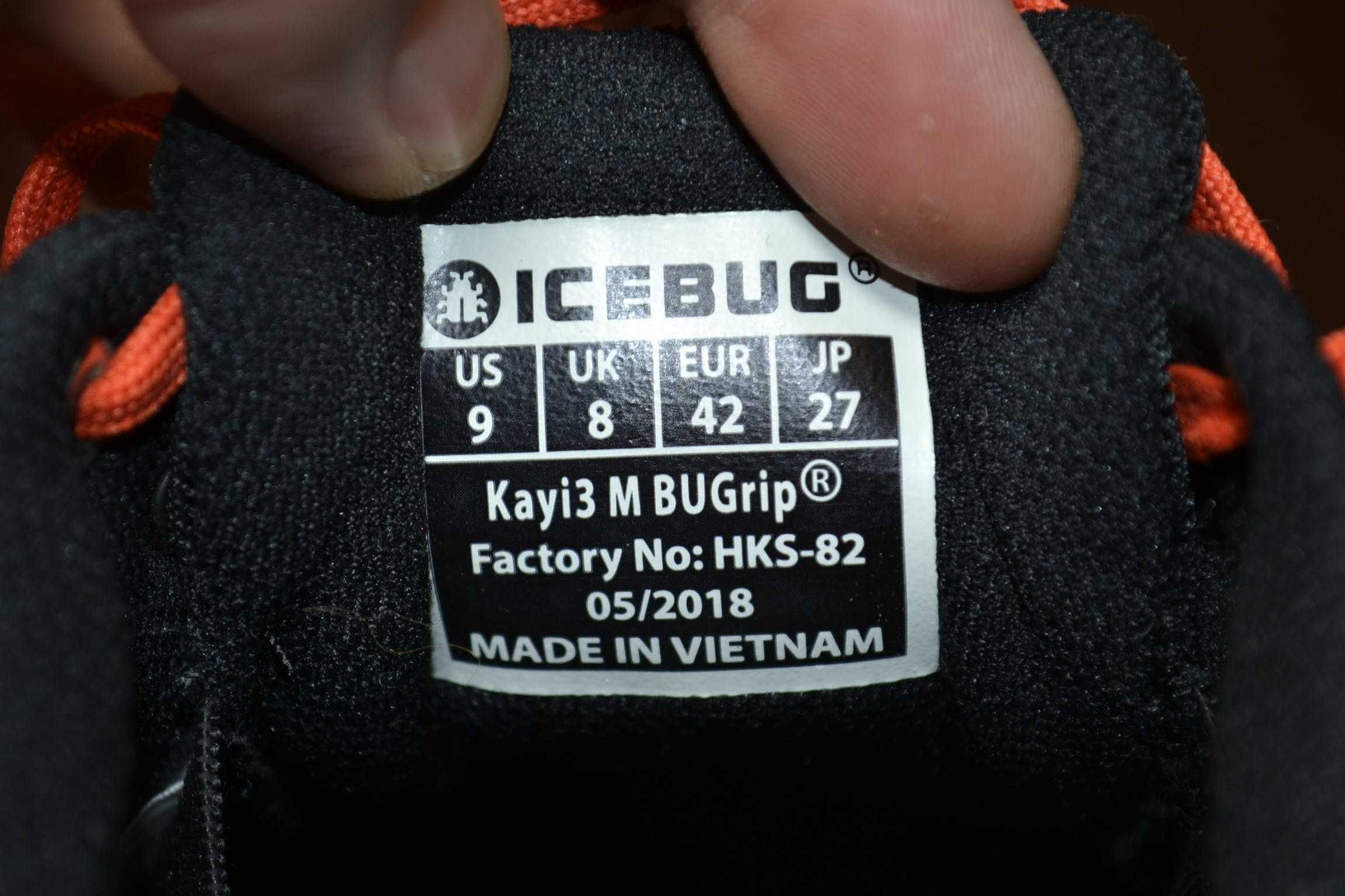 icebug kayi3 m bugrip 41-42р кроссовки с шипами оригинал трекинг