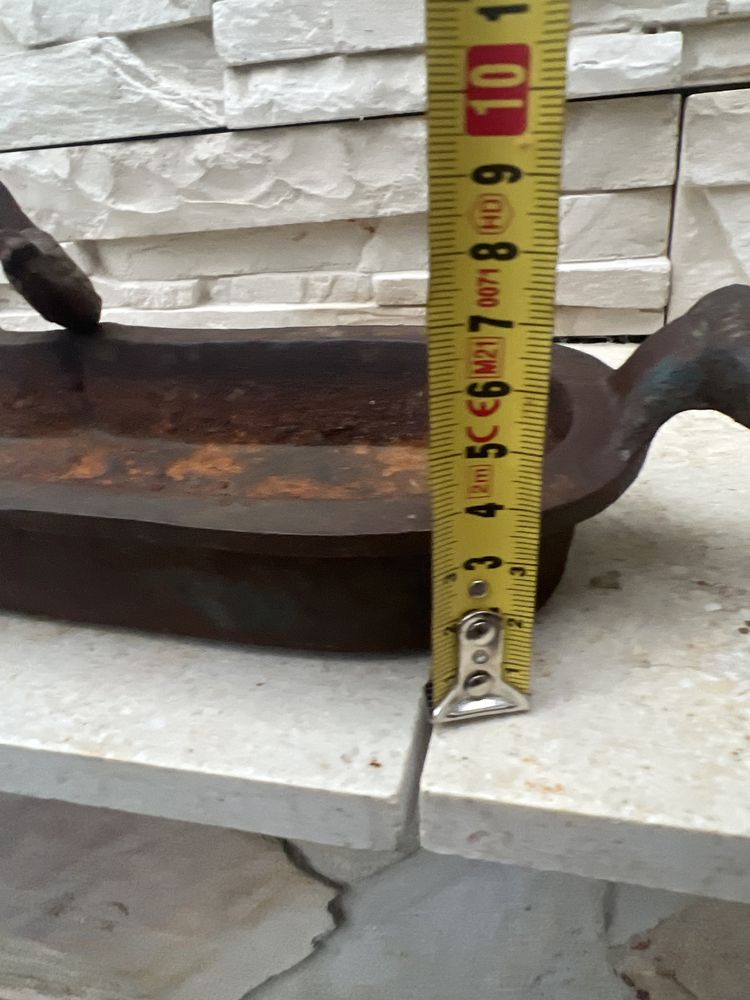 Stare żeliwne poidło dla ptaków karmnik dla ptakow 50cm