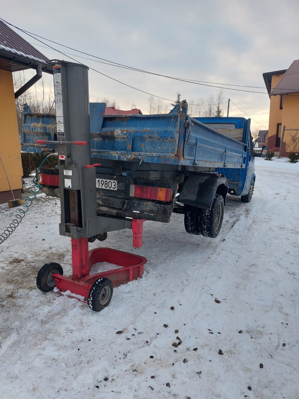 Podnośnik pneumatyczny 6300 kg