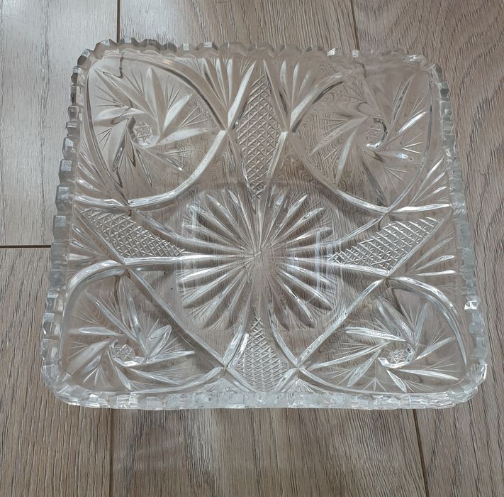 Miska szklana krysztalowa