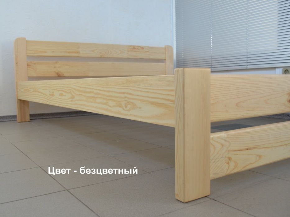 Кровать двуспальная из дерева Рич 160х190см Одесса. Деревянная кровать