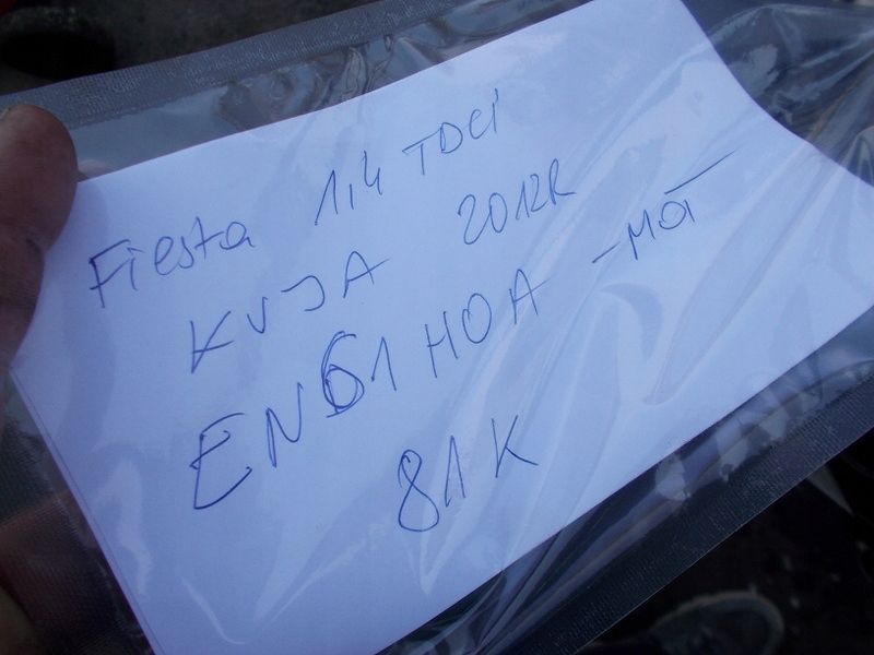 Silnik Ford Fiesta MK7 1.4 Tdci 2012R Kvja 81TŚ