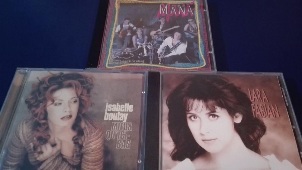 Lote CDs Gianna Nannini – Lara Fabian – Mana