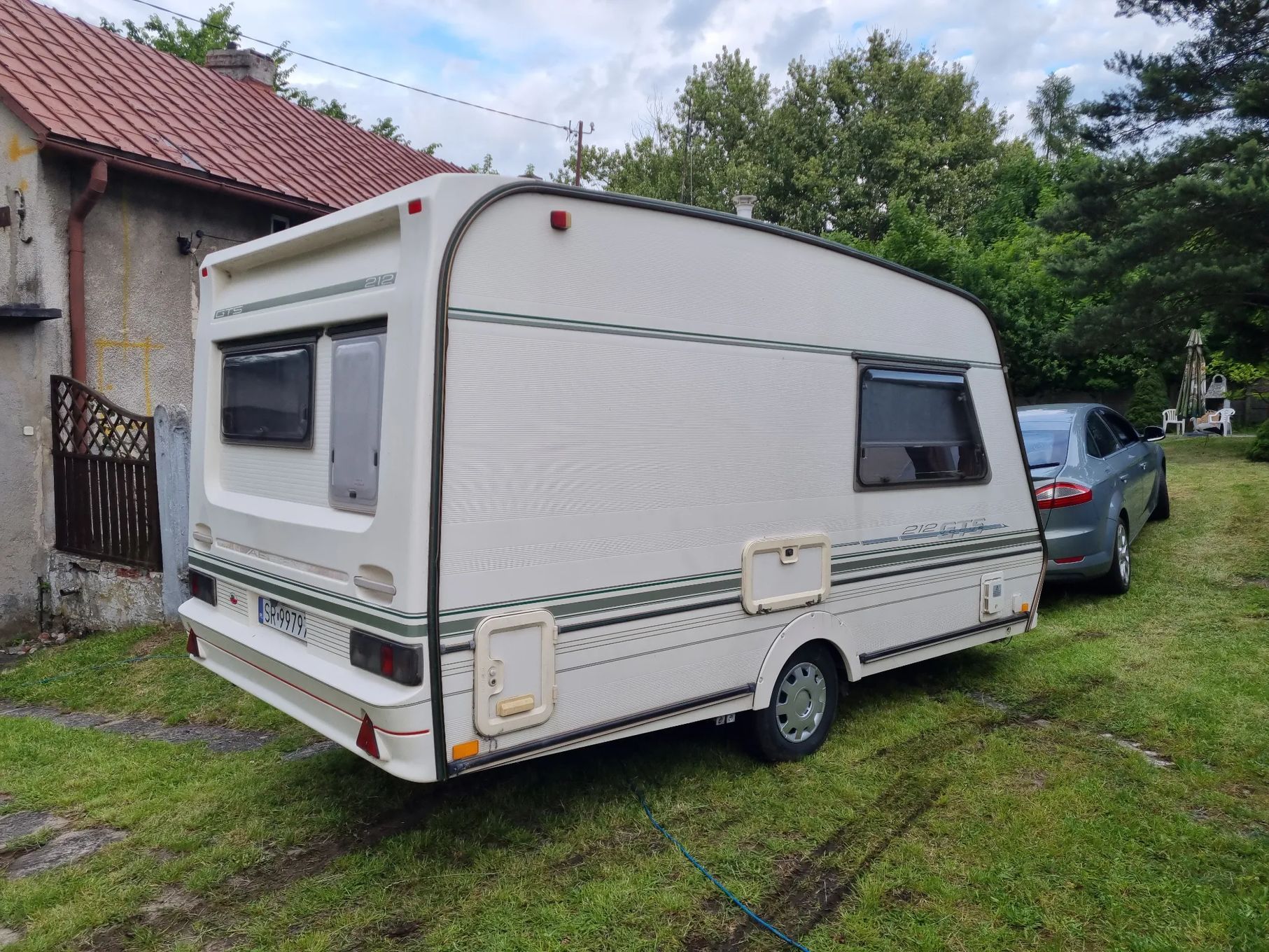 Abbey Vogue Gts 212  Mała lekka przyczepa,Przedsionek,Pokrowiec na zime