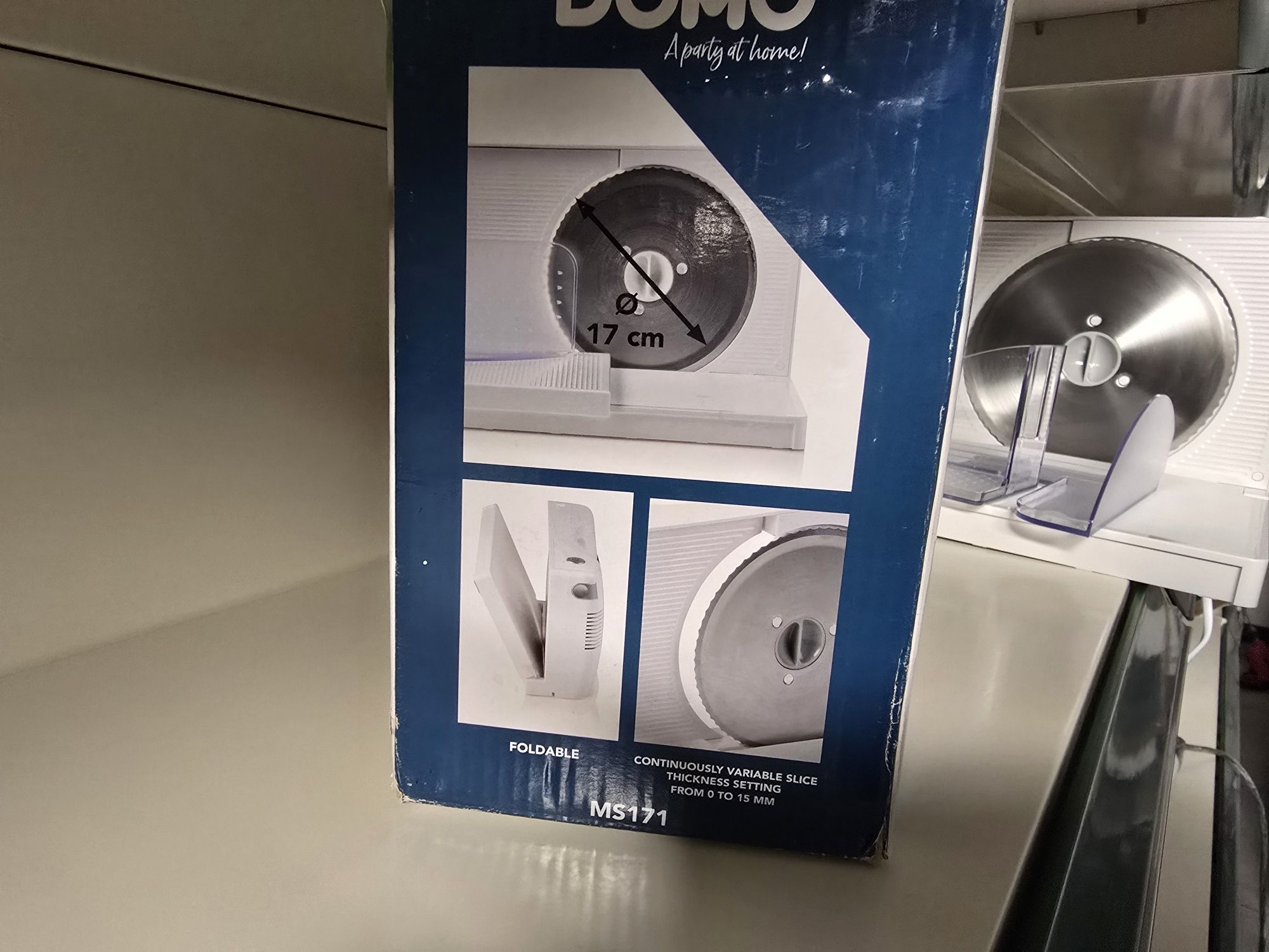 Krajalnica elektryczna Domo 120 w maszynka do chleba