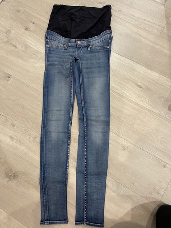 HM Mama jeansy spodnie ciążowe Skinny rozm 34