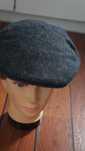 Kaszkiet M&S Tweed By Moon Rozmiar M 57 cm Granatowy Jodełka