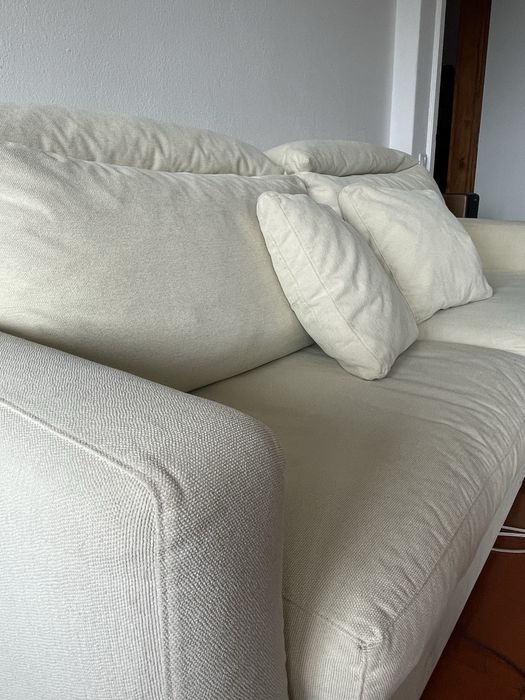 Sofá branco/beige