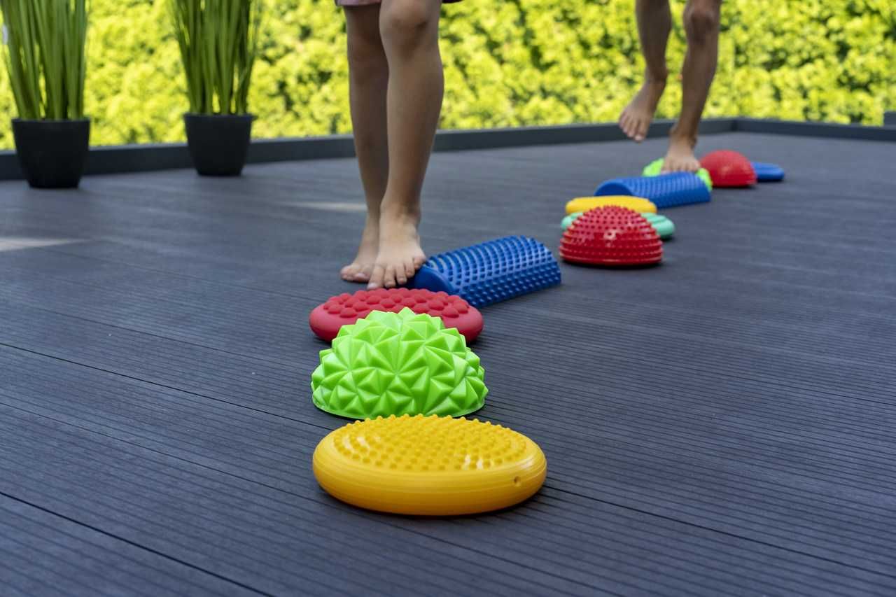 TULLO 490 SENSORYCZNA ŚCIEŻKA zdrowia 6 sztuk do ćwiczeń