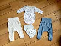 2pak półśpiochów H&M z bawełny organicznej 62 4-6 body śliniaki paka
